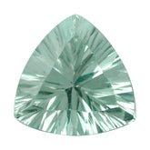GREEN AMEHTYST CONCAVE CUT TRILLION 10MM 2.69 Cts.