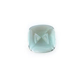 GREEN AMETHYST SUGARLOAF CUSHION CAB (C3/HI) 12.00X12.00MM 8.55 Cts.