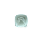 GREEN AMETHYST SUGARLOAF CUSHION CAB (C3/CLEAN) 10.00X10.00MM 5.19 Cts.