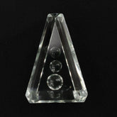 GREEN AMETHYST SUPPER BUBBLE TAPPER BAGUTTE 13X9MM 3.41 Cts.