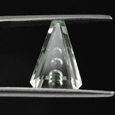 GREEN AMETHYST SUPPER BUBBLE TAPPER BAGUTTE 13X9MM 3.41 Cts.