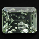 GREEN AMETHYST SUPPER BUBBLE OCTAGON 16X12MM 9.41 Cts.
