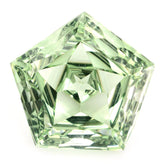 GREEN AMETHYST STAR PENTAGON (DES#95) (SUPER EXTRA) 15MM 10.00 Cts.