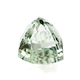 GREEN AMETHYST TRILLION CHOPASA (DES#39) (HALF DRILL) 10MM 5.44 Cts.