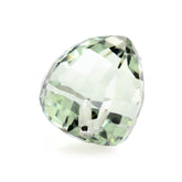 GREEN AMETHYST TRILLION CHOPASA (DES#39) (HALF DRILL) 10MM 5.44 Cts.