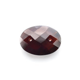 GARNET RED CHECKER BRIOLETTE OVAL (MEDIUM/CLEAN) 18.00X13.00 MM 11.35 Cts.