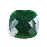GREEN AVENTURINE BRIOLETTE CUSHION (DARK) 12MM 6.03 Cts.