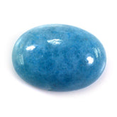 GREEN BLUE QUARTZ OVAL CAB 14X10MM 5.45 Cts.
