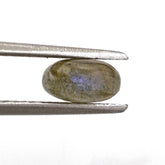LABRADORITE PLAIN ROUNDEL BEADS (FULL DRILL) 7.50MM 1.88 Cts.