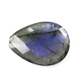 LABRADORITE BRIOLETTE PEAR (SUPER) (WITH HALF DRILL) 24X18MM 16.48 Cts.