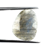 LABRADORITE ROSE CUT BRIOLETTE IRREGULAR PEARISH 20X15MM 7.60 Cts.