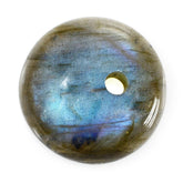 LABRADORITE ROUND CAB (FULL DRILL) 20MM 17.75 Cts.