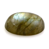 GREY LABRADORITE OVAL CAB (COPPER) 14X10MM 5.77 Cts.
