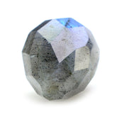 GREY LABRADORITE FACETED DROPS (HALF DRILL) 14.50X10MM 9.14 Cts.