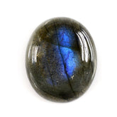 GREY LABRADORITE OVAL CAB 12X10MM 4.72 Cts.