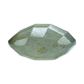 GREY LABRADORITE CHECKER CUT BRIOLETTE ROUND (COPPER SHINE) 8MM 1.73 Cts.
