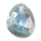 LABRADORITE ROSE CUT PEARISH 29.50X23MM (BLUE SHINE) 35.87 Cts.