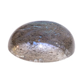BLUE LABRADORITE PLAIN OVAL CAB (SUPER/MANY BLACK SPOT & CRACK) 12.00X10.00 MM 4.62 Cts.