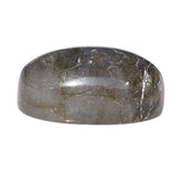 BLUE GREEN LABRADORITE (OPAQUE/MANY BLACK SPOT & CRACK) PLAIN OVAL CAB 14X10 MM 7.20 Cts.