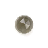 MOONSTONE GREY ROSE CUT ROUND CAB (MEDIUM) (OPAQUE/CLEAN) 8.00 MM 1.67 Cts.