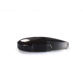 GREY MOONSTONE PLAIN FLAT BLACK FLAME (DARK)(CLEAN) 17.50X12.00 MM 5.35 Cts.