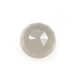 GREY MOONSTONE ROSE CUT ROUND CAB (LITE/SI) 6.00X6.00 MM 0.73 Cts.