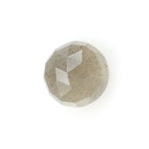 GREY MOONSTONE ROSE CUT ROUND CAB (MEDIUM/SI) 6.00X6.00 MM 0.74 Cts.