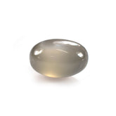 GREY MOONSTONE SMOOTH OVAL PEBBLE (F/D_1.00_MM)(LIGHT)(SI) 15.00X12.00 MM 11.62 Cts.