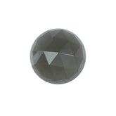 GREY MOONSTONE ROSE CUT ROUND CAB (DARK)(SI) 8.00X8.00 MM 1.71 Cts.
