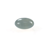 GREY MOONSTONE CURVED ROUND CAB (GREY LIGHT MILKY)(CLEAN) 8.00X8.00 MM 1.91 Cts.