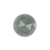 GREY MOONSTONE ROSE CUT ROUND CAB (MEDIUM)(OPAQUE)(SI) 8.00X8.00 MM 1.70 Cts.