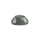 GREY MOONSTONE ROSE CUT ROUND CAB (MEDIUM)(OPAQUE)(SI) 8.00X8.00 MM 1.70 Cts.