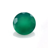 GREEN ONYX CUT ROUND 9MM 2.30 Cts.