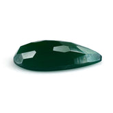 GREEN ONYX IRREGULAR CUT PEAR CAB 20X15MM 8.56 Cts.