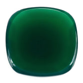 GREEN ONYX ROSE CUT CUSHION CAB 16MM 8.50 Cts.