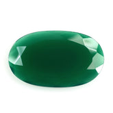 GREEN ONYX BOTH SIDE TABLE CUT OVAL 26X16MM 12.15 Cts.
