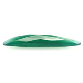 GREEN ONYX BRIOLETTE HALF PEAR 27X7MM 3.96 Cts.