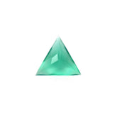 GREEN ONYX CUT TRIANGLE 3MM 0.09 Cts.