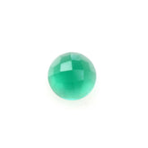 GREEN ONYX CHECKER ROUND CAB 2.50MM 0.07 Cts.