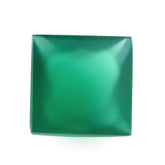 GREEN ONYX CHECKER SQUARE CAB 8MM 2.40 Cts.
