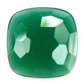 GREEN ONYX IRREGULAR CUT CUSHION CAB 14MM 6.62 Cts.