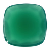 GREEN ONYX IRREGULAR CUT CUSHION CAB 14MM 6.62 Cts.
