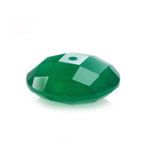 GREEN ONYX BRIOLETTE ROUND (FULL DRILL) 11MM 3.68 Cts.