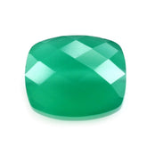 GREEN ONYX BRIOLETTE CUSHION (FULL DRILL) 12X10MM 5.50 Cts.