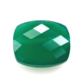 GREEN ONYX BRIOLETTE CUSHION (FULL DRILL) 12X10MM 4.85 Cts.