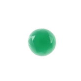 GREEN ONYX TABLE CUT ROUND CAB 5MM 0.28 Cts.