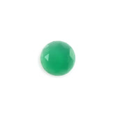 GREEN ONYX TABLE CUT ROUND CAB 3.50MM 0.12 Cts.