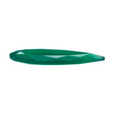 GREEN ONYX BOTH SIDE TABLE CUT PEAR 34X15MM 13.17 Cts.