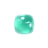 GREEN ONYX PLAIN CUSHION CAB 7X7MM 1.17 Cts.