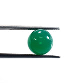 GREEN ONYX PLAIN ROUND BALLS (DARK OPAQUE)(CLEAN)(H/D_0.90MM) 10.00X10.00 MM 6.95 Cts.